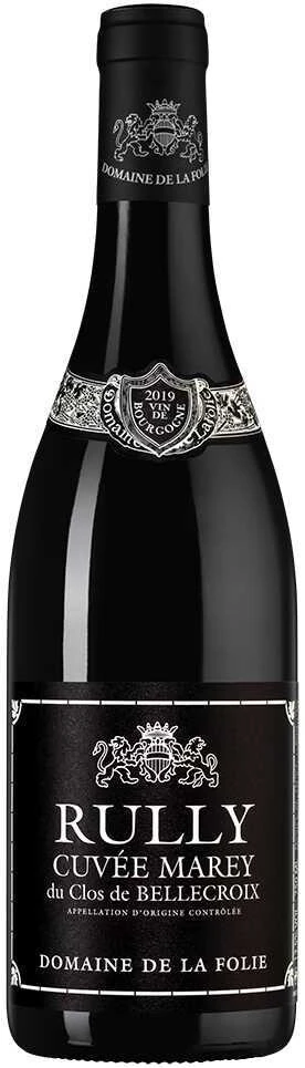 Вино Domaine de la Folie, Rully Cuvee Marey du Clos de Bellecroix AOC, 2019