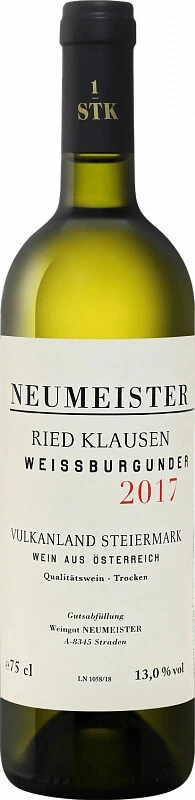 Вино Neumeister, Ried Klausen Weissburgunder, 2017