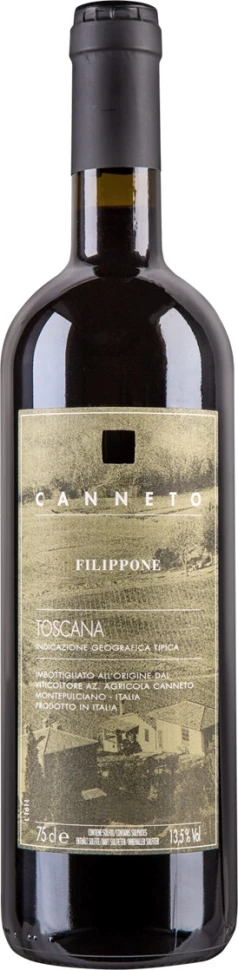 Вино Canneto, Filippone, Toscana IGT, 2018