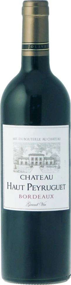 Вино Chateau Haut Peyruguet, Bordeaux AOC, 2015