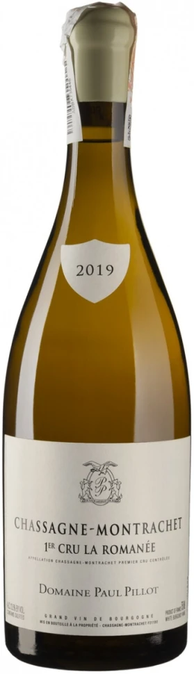 Вино Domaine Paul Pillot, Chassagne-Montrachet 1-er Cru La Romanee AOC, 2019