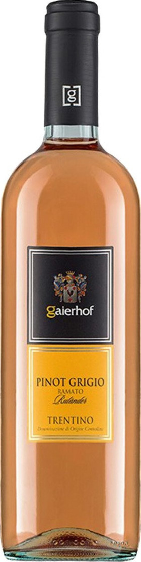 Вино Gaierhof Rulander Ramato Pinot Grigio Trentino DOC 2017