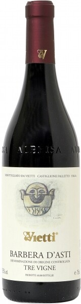 Вино Vietti Barbera d Asti Tre Vigne DOC 2008