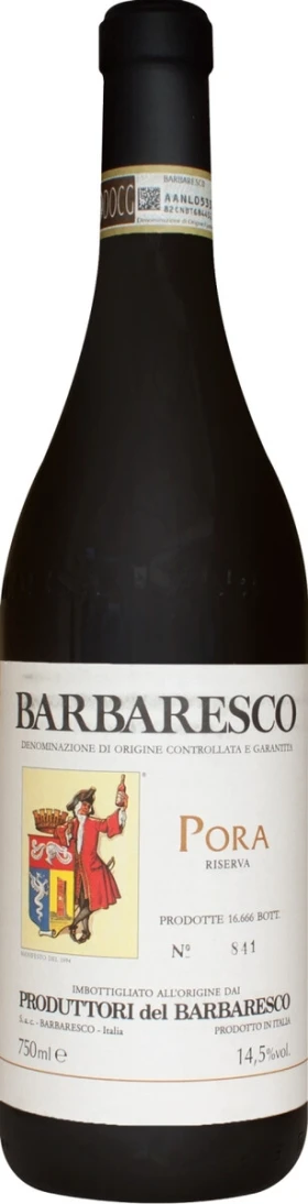 Вино Produttori del Barbaresco, Barbaresco Riserva Pora DOCG, 2015