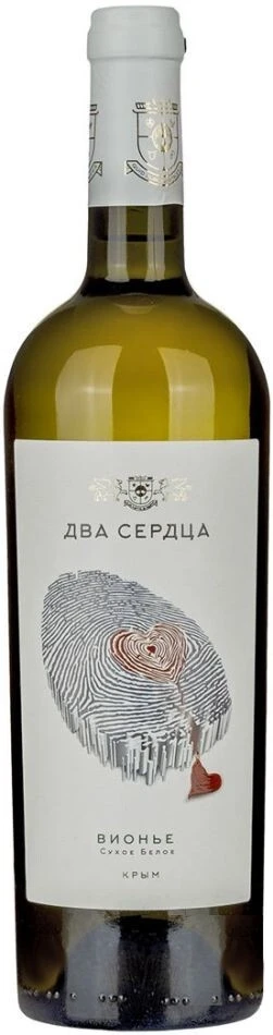 Вино Два Сердца Вионье