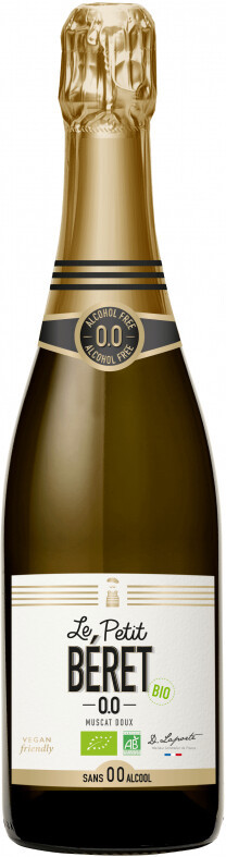 Игристое вино Le Petit Beret Effervescent Muscat Doux Sans Alcool