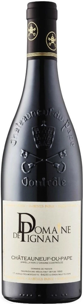 Вино Domaine de Pignan, Chateauneuf-du-Pape Rouge AOC, 2017
