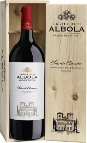 Вино Castello di Albola Chianti Classico DOCG 2018 wooden box 1500 мл