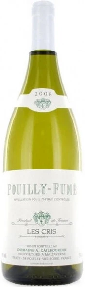 Вино Pouilly-Fume AOC Les Cris 2008
