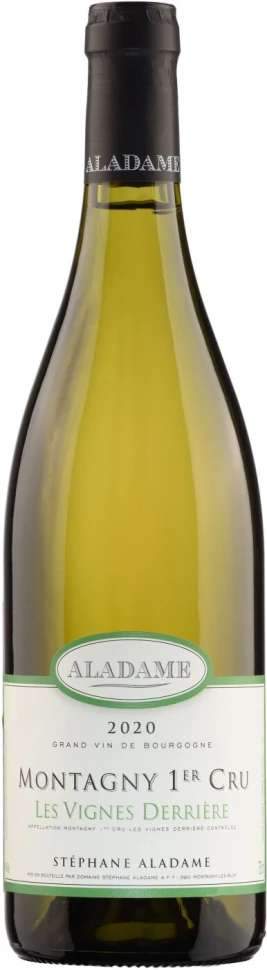 Вино Stephane Aladame, Montagny 1er Cru Les Vignes Derriere AOC, 2020