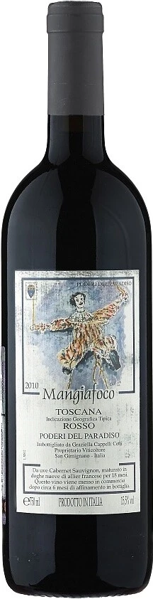 Вино Poderi del Paradiso, Mangiafoco Toscana IGT, 2010