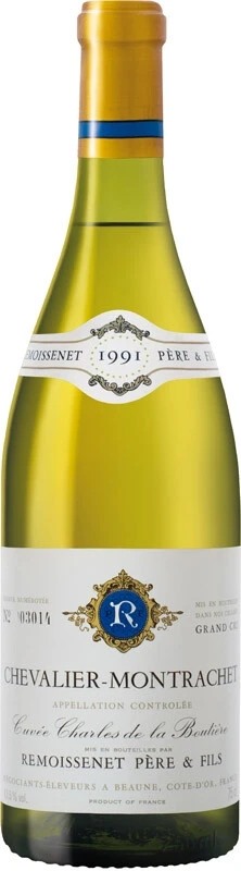 Вино Remoissenet Pere &amp; Fils, Chevalier Montrachet Grand Cru Cuvee Charles de la Boutiere, 1991