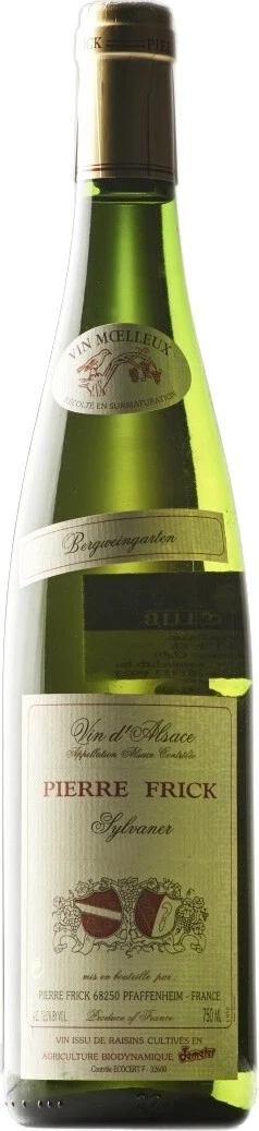 Вино Pierre Frick, Bergweingarten Moelleux, Alsace AOC, 2019, (Pur Vin Sans Sulfite Ajoute)