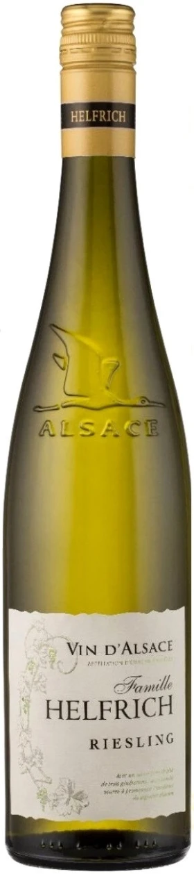 Вино Famille Helfrich, Riesling, Alsace AOP, 2015