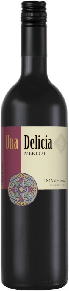 Вино Vinedos Puertas, "Una Delicia" Merlot, Valley Central DO