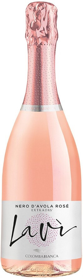 Игристое вино Colomba Bianca Lavi Nero d Avola Rose Extra Dry Sicilia DOC