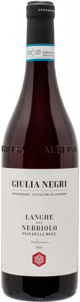 Вино Giulia Negri, Nebbiolo "Pian delle Mole", Langhe DOC, 2022