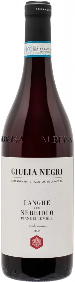 Вино Giulia Negri, Nebbiolo "Pian delle Mole", Langhe DOC, 2022