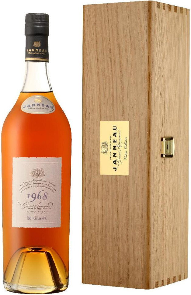 Арманьяк Janneau Vintage Collection 1968 wooden box 700 мл