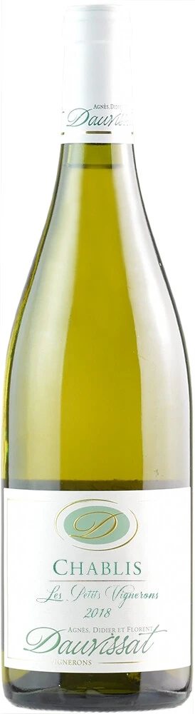 Вино Domaine Agnes et Didier Dauvissat, Chablis Les Petits Vignerons AOC, 2018