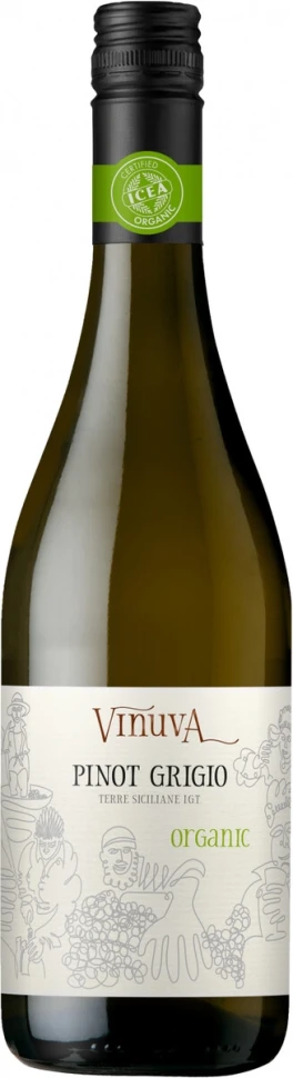 Вино "Vinuva" Pinot Grigio, Terre Siciliane IGT, 2016