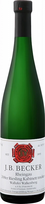 Вино J. B. Becker, Riesling Kabinett Wallufer Walkenberg, 2008
