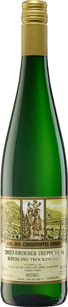 Вино Joh. Jos. Christoffel Erben, Erdener Treppchen Riesling Trocken GG, 2023