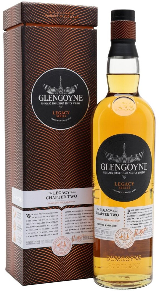Виски Glengoyne Legacy Chapter Two gift box 700 мл