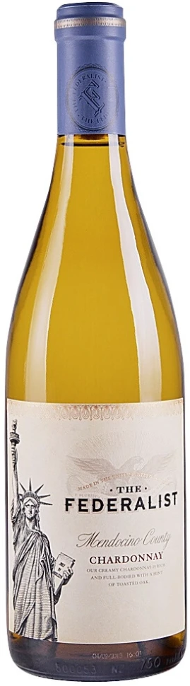 Вино The Federalist Chardonnay, 2019