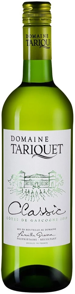 Вино Domaine du Tariquet, Classic, Cotes de Gascogne VDP, 2019