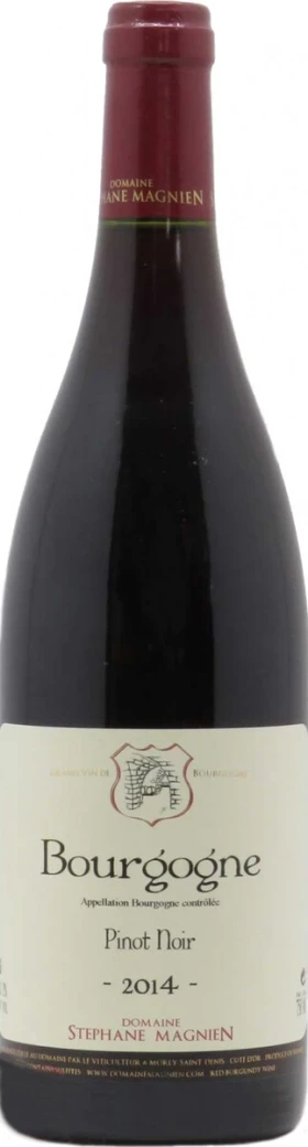 Вино Domaine Stephane Magnien, Bourgogne AOC Pinot Noir, 2014