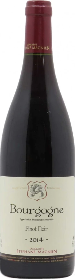 Вино Domaine Stephane Magnien, Bourgogne AOC Pinot Noir, 2014