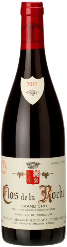 Вино Domaine Armand Rousseau, Clos de la Roche Grand Cru AOC, 2001