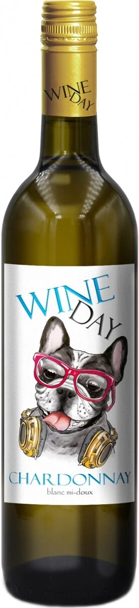 Вино "Wine Day" Chardonnay Mi-doux