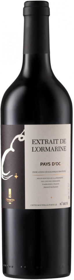Вино Ormarine Extrait de L Ormarine Pays d Oc IGP 2015