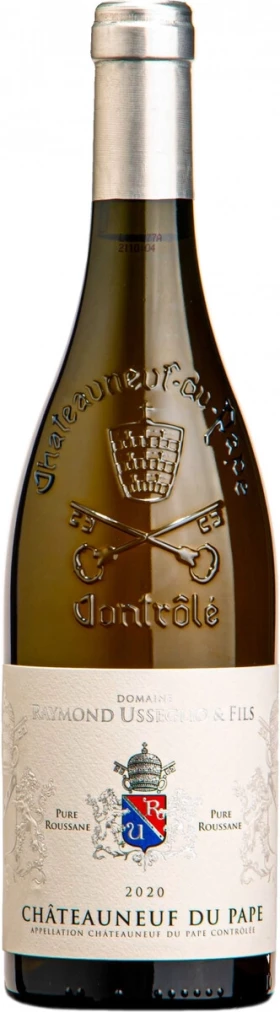 Вино Domaine Usseglio Raymond &amp; Fils, Chateauneuf du Pape Pure Roussane AOC, 2020