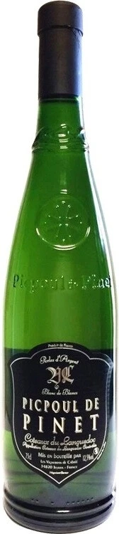 Вино Vignobles Vellas, Perles d'Argent Blanc de Blancs Picpoul de Pinet AOC, 2017
