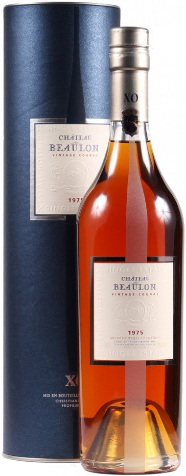 Коньяк Chateau de Beaulon XO Vintage 1975 in tube 700 мл
