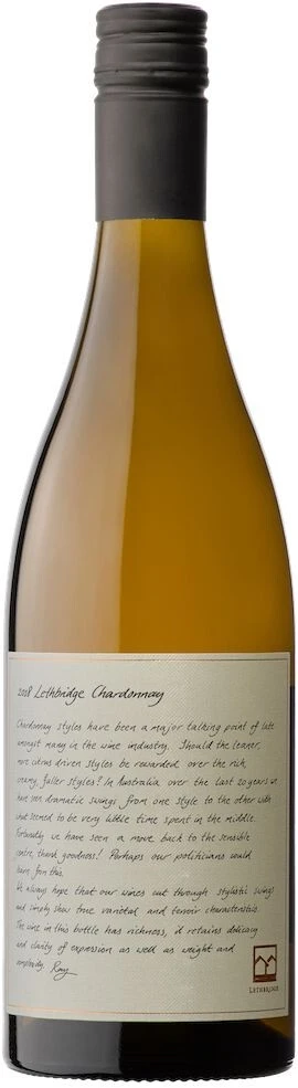 Вино Lethbridge, Chardonnay, Geelong, 2018