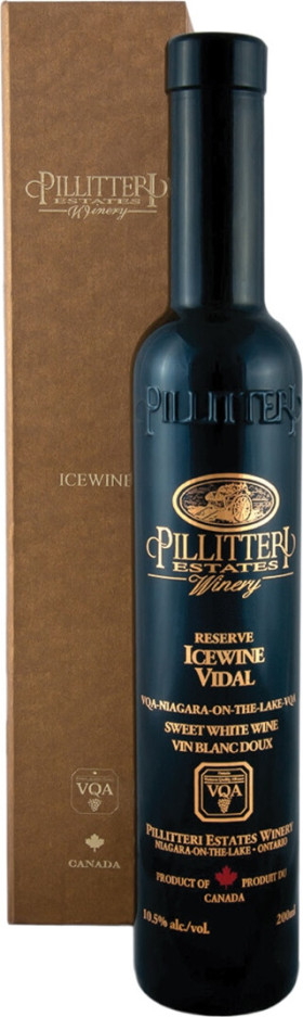 Вино Pillitteri Icewine Vidal Reserve 2015 gift box 375 мл
