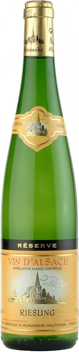 Вино Hunawihr, Riesling Reserve, Alsace AOC