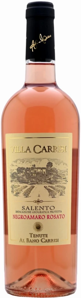 Вино Al Bano Carrisi, Villa Carrisi Negroamaro Rosato, Salento IGP, 2021
