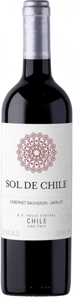 Вино Sol de Chile Cabernet Sauvignon-Merlot, Valle Central DO, 2022