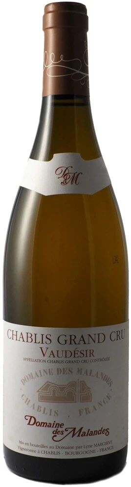 Вино Domaine des Malandes, Chablis Grand Cru Vaudesir AOC, 2009