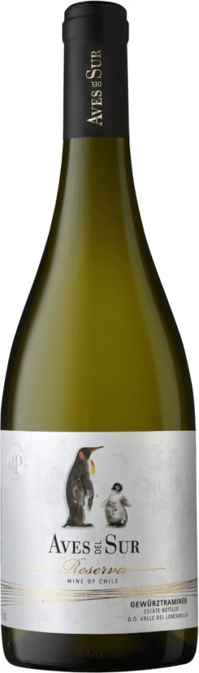 Вино "Aves del Sur" Gewurztraminer Reserva, Valley del Loncomilla DO, 2023
