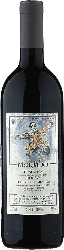 Вино Poderi del Paradiso, Mangiafoco Toscana IGT, 2013