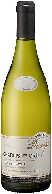 Вино Sebastien Dampt, Chablis 1-er Cru Les Beugnons AOC, 2021