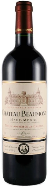 Вино Chateau Beaumont Haut-Medoc AOC Cru Bourgeois Superieur 2008