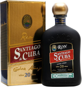 Ром Santiago de Cuba Extra Anejo 20 years old gift box 0.7 л
