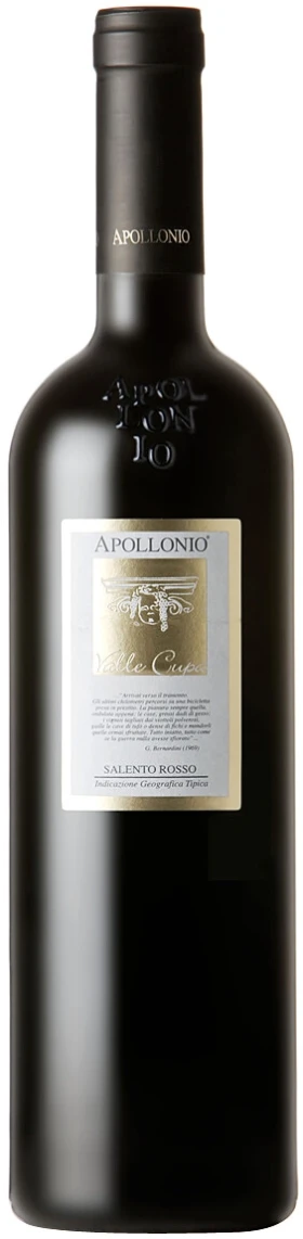 Вино Apollonio, Valle Cupa, Salento IGT, 2006